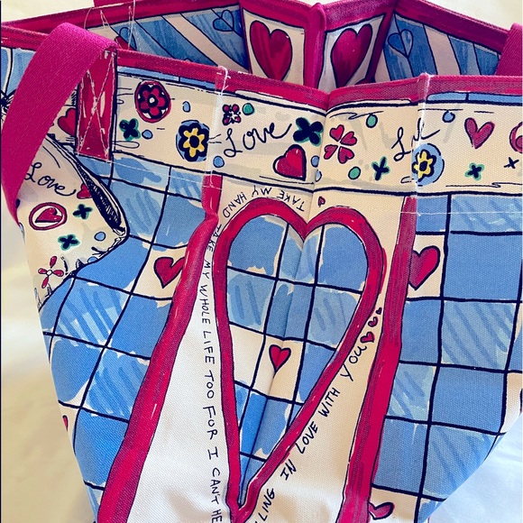BRIGHTON Love Sparkle Canvas Tote - Picture 4 of 9